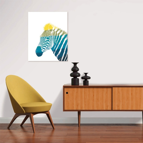 Rendez Vous Deco - Poster Zèbre en papier 40 x 50 cm Rendez Vous Deco  - Deco zebre
