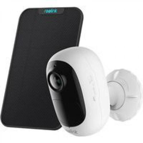 Reolink - Caméra Surveillance Extérieure - Argus 2E + Panneau Solaire - Caméra IP Solaire à Batterie sans Fil 1080p WiFi Audio Bidirectionnel - Reolink