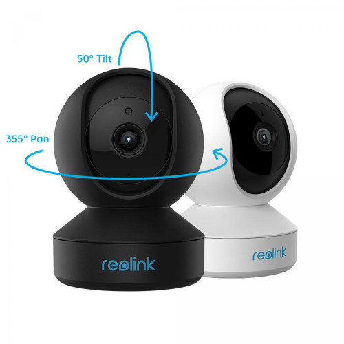 Reolink - E1 Pro Blanc +Noir - Alarme maison avec camera smartphone