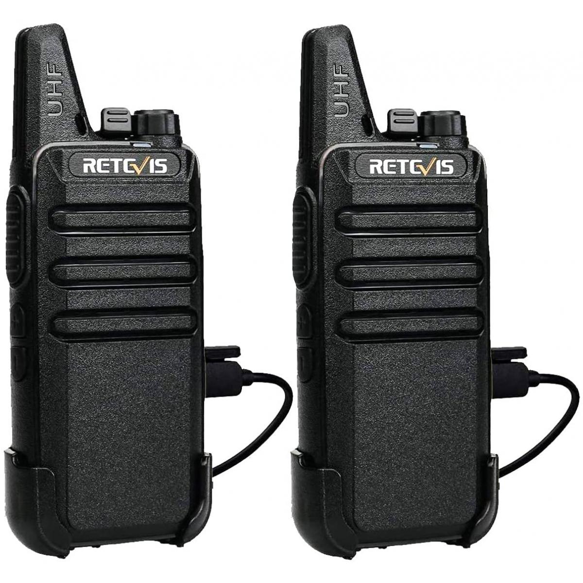 talkie walkie professionnel 16 Canaux noir