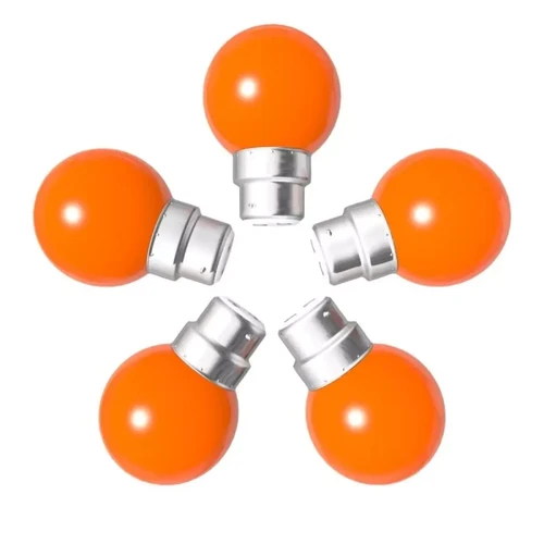 Revenergie - Lot de 5 ampoules orange B22 Incassables Revenergie  - Ampoule led b22 couleur