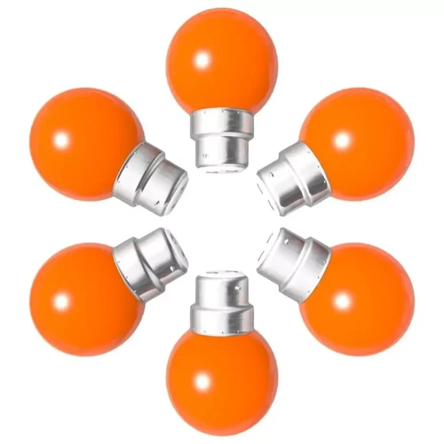 Revenergie - Lot de 6 ampoules orange B22 Incassables Revenergie  - Ampoule led b22 couleur