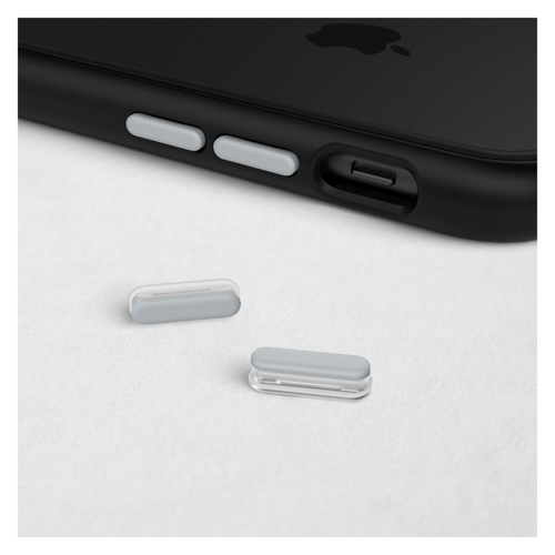 Rhinoshield - Kit de boutons couleur Argent adaptables sur MOD NX™ ET SOLIDSUIT™ pour [Apple Iphone] - RHINOSHIELD™ Rhinoshield  - Coque, étui smartphone