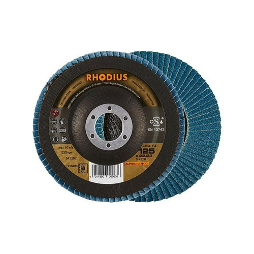 Rhodius - Disque à lamelles LSZ F3125mm K 60 Rhodius Rhodius - Outillage à main