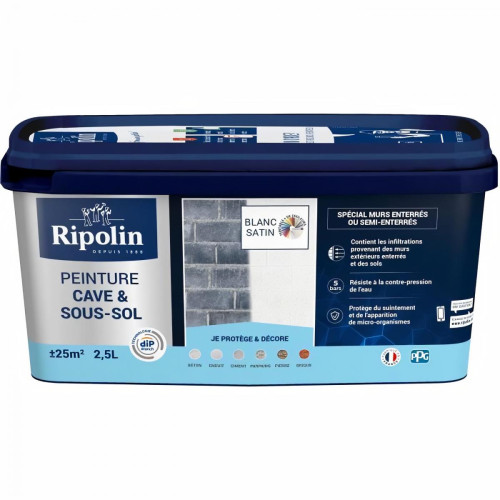 Ripolin - RIPOLIN Peinture peinture cave et sous-sol 2,5l - Ripolin