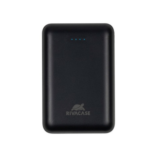 Connectique et chargeur pour tablette Rivacase Rivacase Powerbank 10000mAh Compact Type-C Input Output 2 USB-A Noir