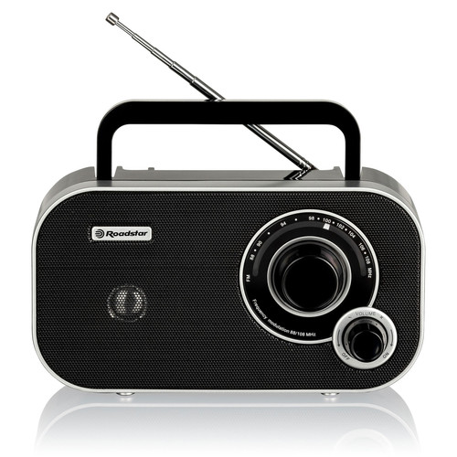 Roadstar - Radio FM Portable Analogique, sur Secteur / à Piles, Petite petit et Léger, , Noir, Roadstar, TRA-2235BK Roadstar  - Roadstar