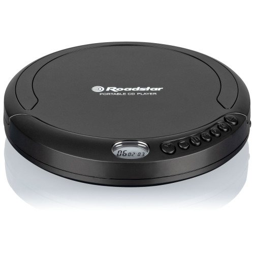 Roadstar - Lecteur CD, CDA, CD-R, CD-RW Portable avec Écouteurs Inclus, sans Fil Écran LCD, , Noir, Roadstar, PCD-435NCD/BK Roadstar  - Roadstar