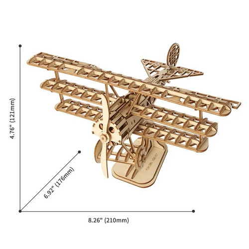 ROBOTIME - Maquette en bois Avion Rolife Modern 3D ROBOTIME  - Avion en bois