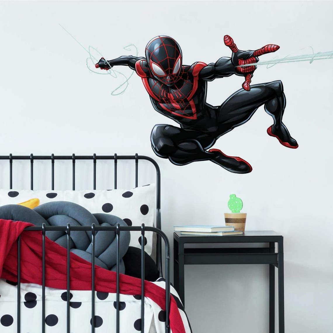 Roommates Sticker Géant Disney Spiderman Miles Morales repositionnables 104 CM X 50 CM