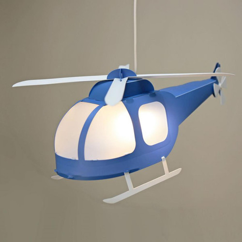 Rosemonde Et Michel HELICOPTERE-Suspension Hélicoptère H23cm Bleu Rosemonde et Michel Coudert - designé par Rosemonde et Michel Coudert