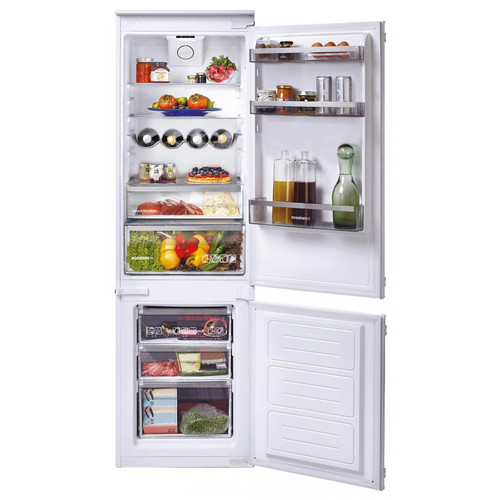 Rosieres - Refrigerateur Combiné encastrable - RBBS 100/N - 250 L (190 + 60) - Froid Brassé - A+ - L 57 cm x H 184 cm - Réfrigérateur Encastrable