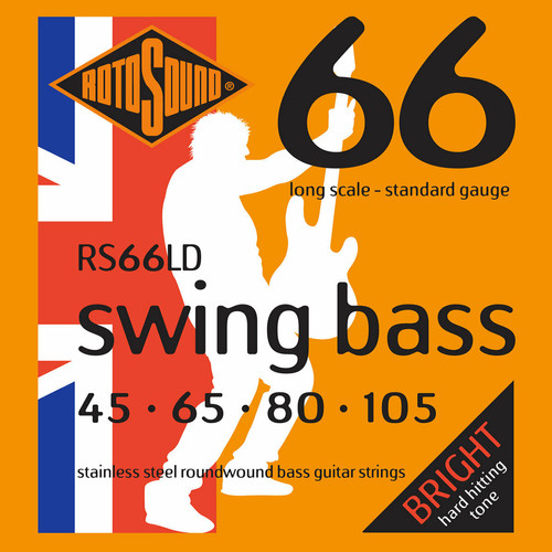 Rotosound - RS66LD Swing Bass 66 Stainless Steel 45/105 Rotosound Rotosound  - Rotosound