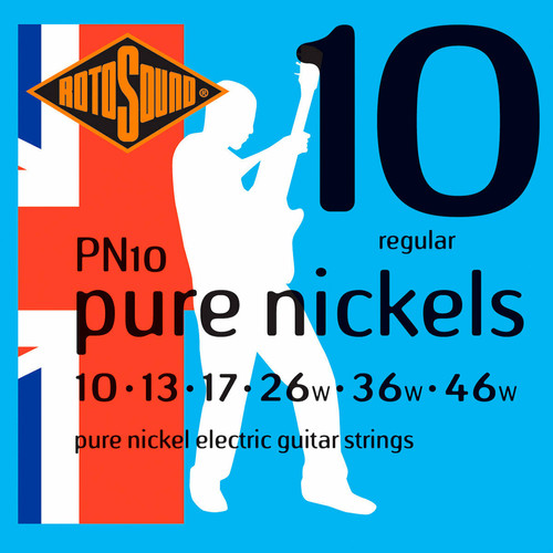 Rotosound - PN10 Pure Nickels Regular 10/46 Rotosound Rotosound  - Cordes