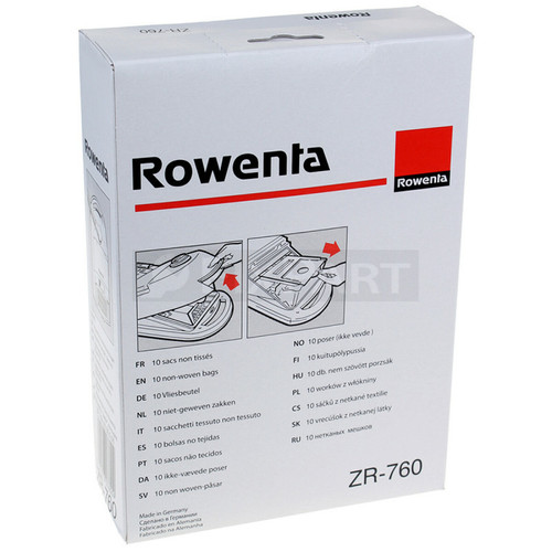 Rowenta - 10 sacs ZR760 pour aspirateur ROWENTA Rowenta  - Accessoires Aspirateurs