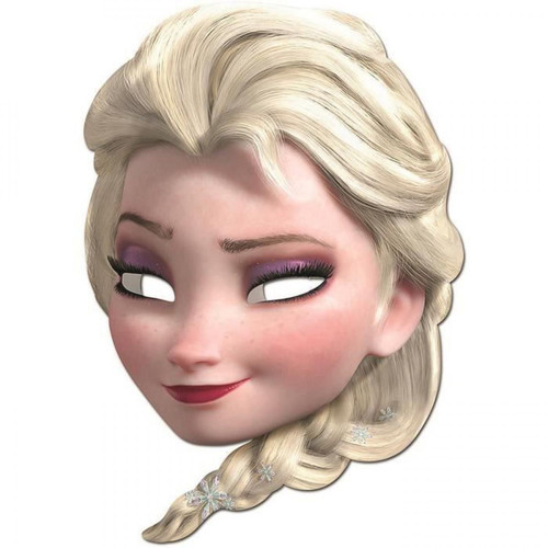 Rubies - DISNEY Masque Elsa en carton - Rubies