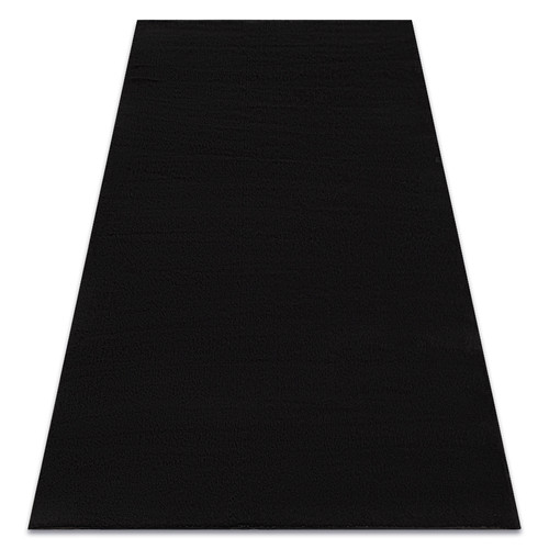 RUGSX - Tapis de lavage moderne LINDO noir, antidérapant, shaggy 180x270 cm RUGSX - Tapis