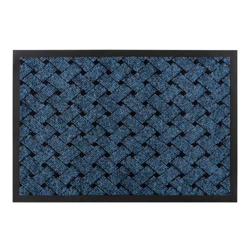 RUGSX - Paillasson antidérapant VECTRA 0800 extérieur, intérieur bleu 40x60 cm RUGSX  - Décoration