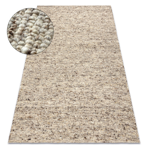 RUGSX - Tapis NEPAL 2100 sand, beige - laine, double face, naturel 140x190 cm RUGSX  - Décoration