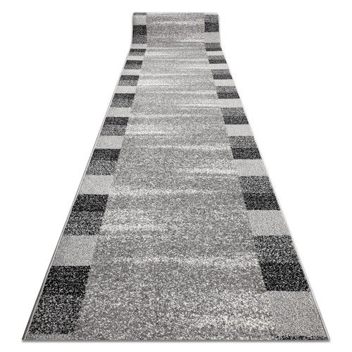 RUGSX - Tapis de couloir SILVER Etna cadre, sable gris 70cm 70x370 cm RUGSX  - Maison Gris