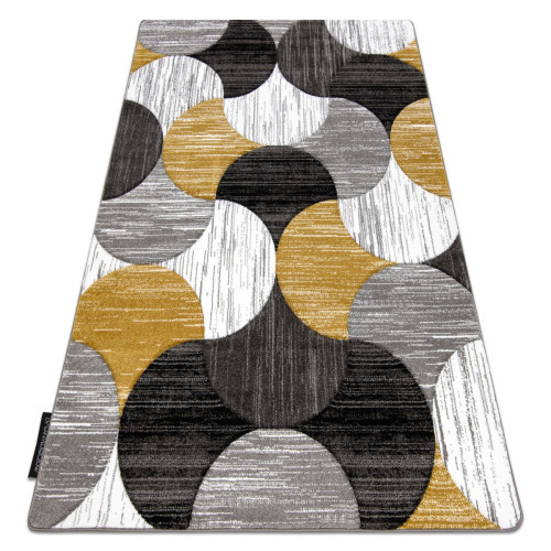 RUGSX - Tapis ALTER Geo coquillages or 80x150 cm RUGSX  - Maison Or
