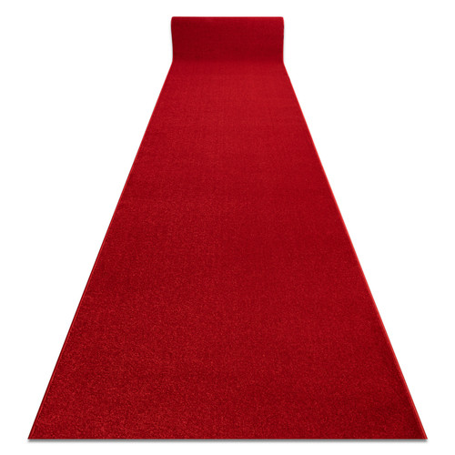 RUGSX - Tapis de couloir KARMEL plaine carmin   rouge 100 cm 100x830 cm RUGSX  - Décoration