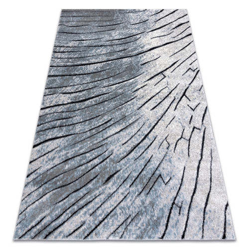 RUGSX - Tapis moderne COZY 8874 Timber, bois - Structural deux niveaux de molleton gris   bleu 160x220 cm RUGSX  - Tapis Gris