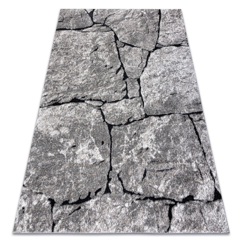 Tapis RUGSX Tapis moderne COZY 8985 Brick Pavage brique, calcul - Structural deux niveaux de molleton gris 80x150 cm