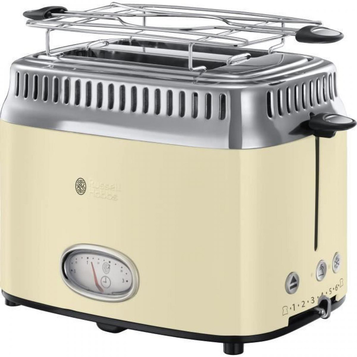 Russell Hobbs RUSSELL HOBBS 21682-56 - Toaster Retro - 2 fentes - 1300 W - Creme