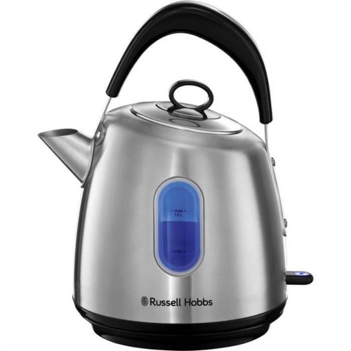 Russell Hobbs - Russell Hobbs 28130-70 Bouilloire 1,5L Stylevia, Acier Inoxydable, Ebullition Rapide, Eclairage Bleu, Look Vintage Russell Hobbs  - Bouilloire bleue