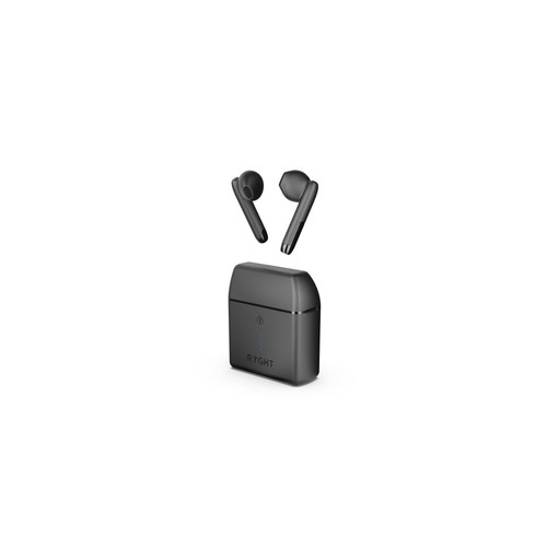 Ryght RYGHT NEMESIS - Ecouteurs Sans fil Bluetooth avec boitier Semi-Intra True Wireless Earbuds pour "IPHONE SE" (NOIR)