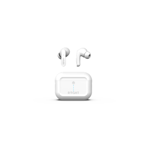 Ryght - RYGHT PULSE ANC - Ecouteurs sans fil bluetooth intra auriculaire avec Boitier pour "IPHONE 13 Pro Max" (BLANC) Ryght  - Ecouteurs intra-auriculaires