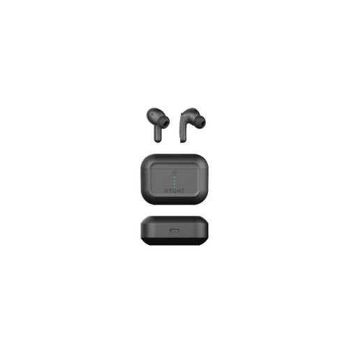 Ryght RYGHT PULSE ANC - Ecouteurs sans fil bluetooth intra auriculaire avec Boitier pour "SAMSUNG Galaxy A52" (NOIR)