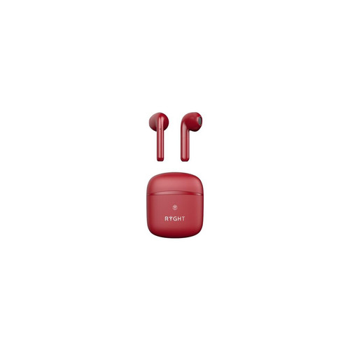 Ryght - RYGHT WAYS - Ecouteurs Sans fil Bluetooth avec boitier semi-intra True Wireless Earbuds pour "MOTOROLA moto e40" (ROUGE) Ryght  - Son audio