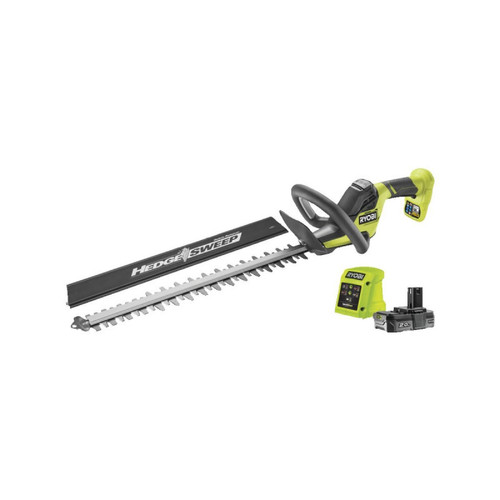 Ryobi - Taille-haies RYOBI 18V OnePlus Brushless - LINEA - 45 cm - 1 batterie 2.0 Ah - 1 chargeur - RY18HT45A-120 - Outils à moteur