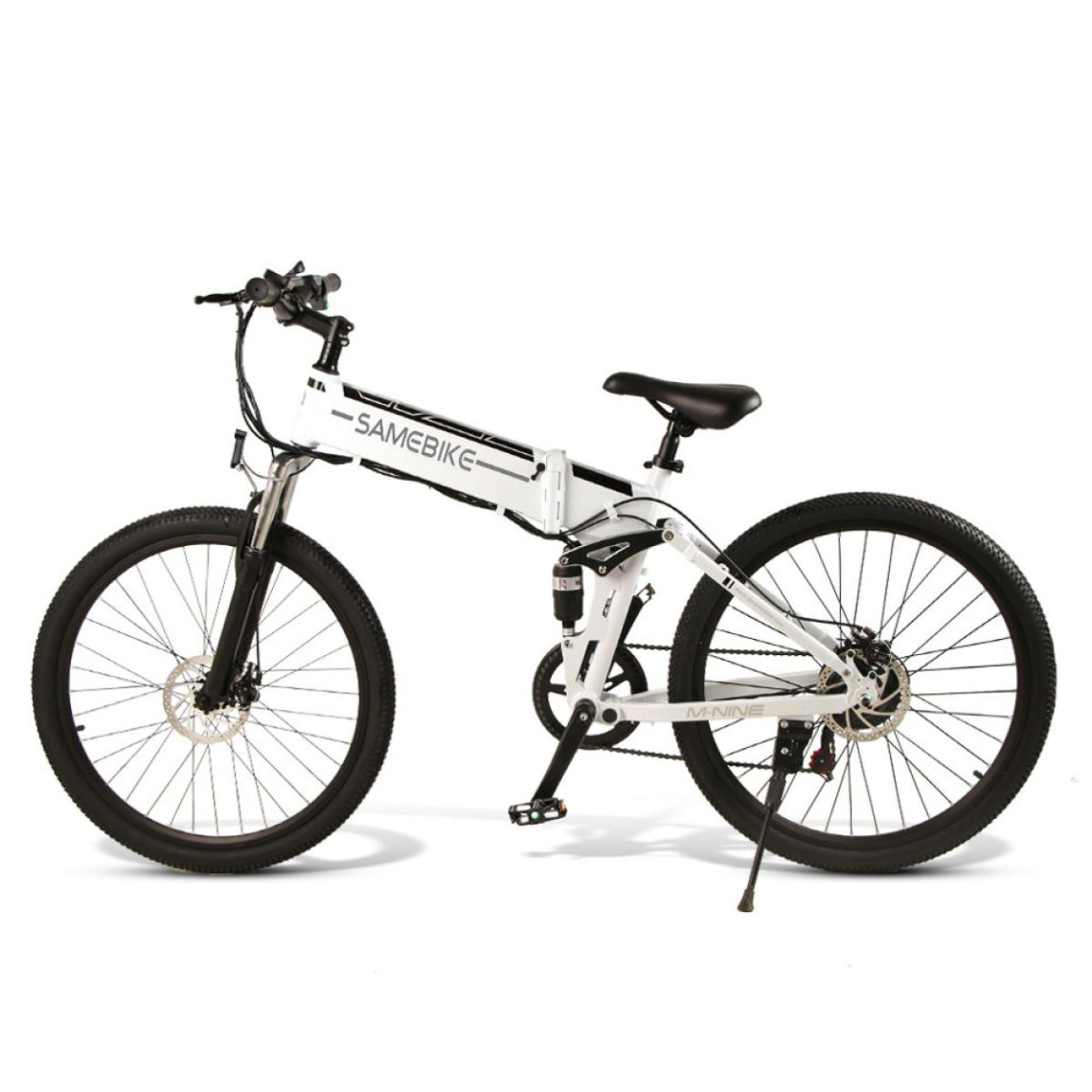 Samebike Vélo électrique SAMEBIKE LO26 Roue à rayons blanc