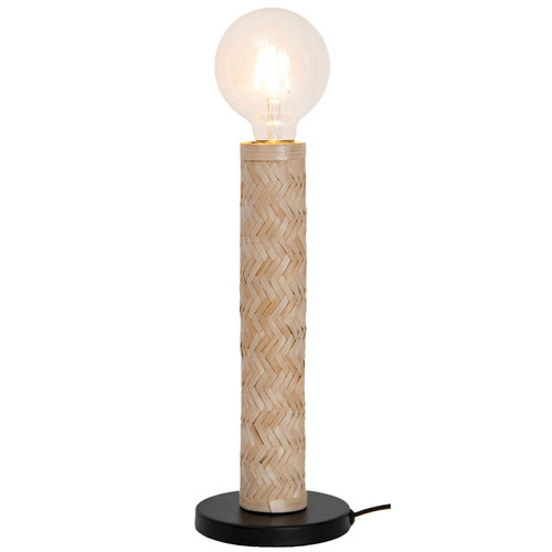 Sampa Helios - Lampe de bureau Nala métal et bambou compatible LED Sampa Helios - Lampe cuivre Luminaires