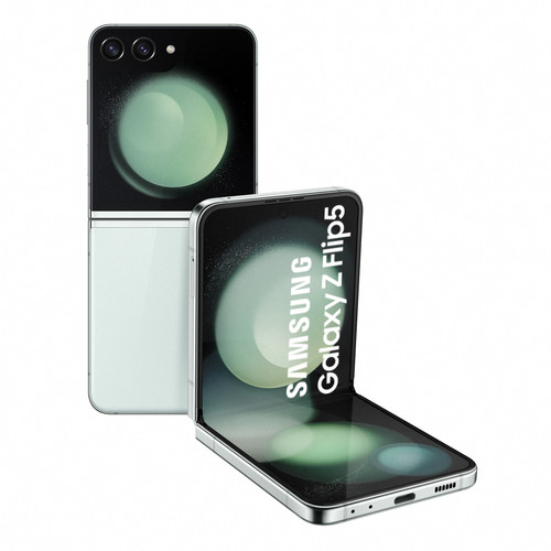 Samsung - Galaxy Z Flip5 - 8/256 Go - 5G - Vert d'eau  - Bonnes affaires Samsung Galaxy
