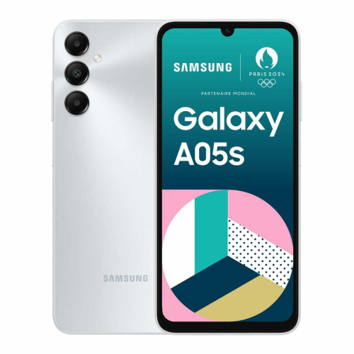 Samsung - Galaxy A05s - 4G - 4/64 Go - Argent Samsung  - Smartphone 4g