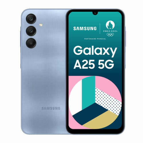 Samsung - Galaxy A25 - 5G - 8/256 Go - Bleu Samsung  - Smartphone Android 8
