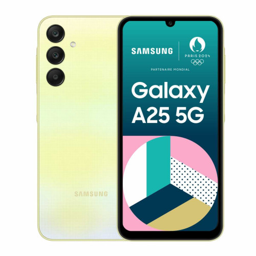 Samsung - Galaxy A25 - 5G - 8/256 Go - Jaune Samsung  - Smartphone Android 8