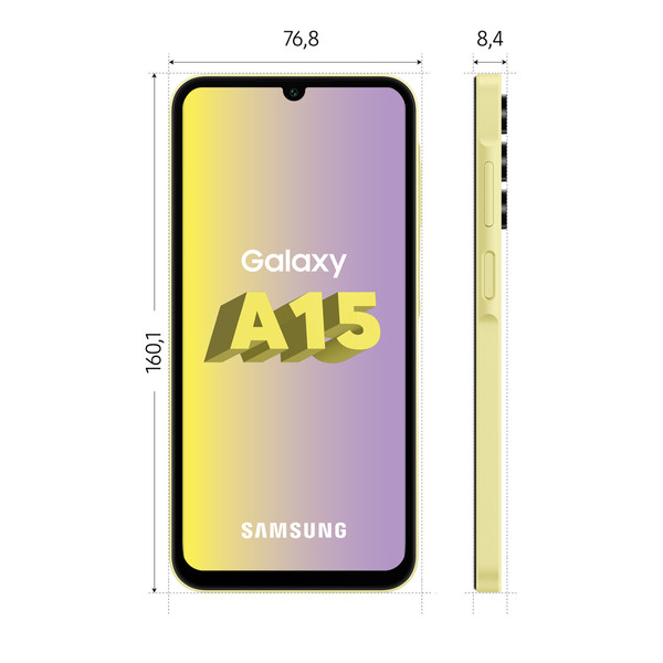 Samsung Galaxy A15 - 4/128 Go - Lime