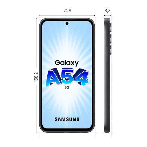 Samsung Galaxy A54 - 5G - 8/128 Go - Graphite