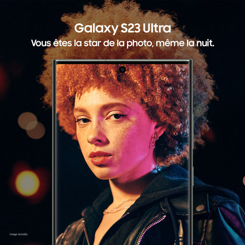 Smartphone Android Samsung SAMSUNG  GALAXY S23 Ultra 256GB NOIR