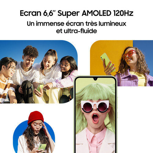 Smartphone Android Galaxy A34 - 5G - 4/128 Go - Lavande