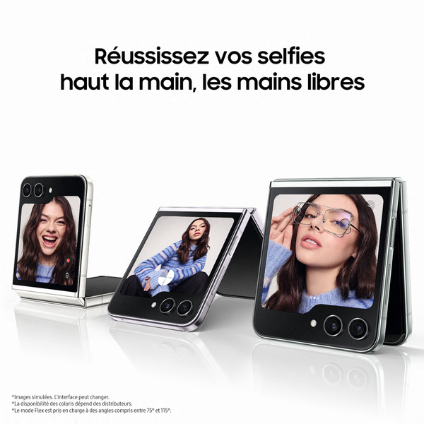Galaxy Z Flip5 - 8/512 Go - 5G - Crème  Samsung