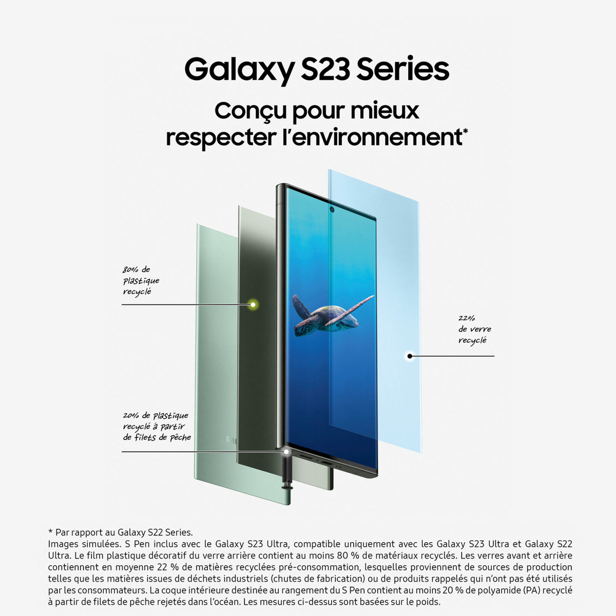 Galaxy S23 Ultra - 8/256 Go - Noir Samsung