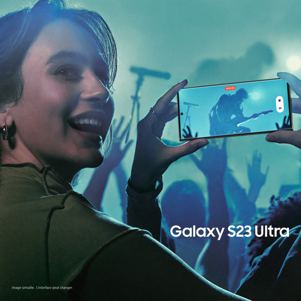 Smartphone Android Samsung Galaxy S23 Ultra - 12/512 Go - Noir