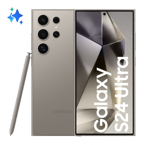 Samsung - Smartphone Samsung Galaxy S24 Ultra 5G Titanium Gray 1 TB Samsung  - Smartphone