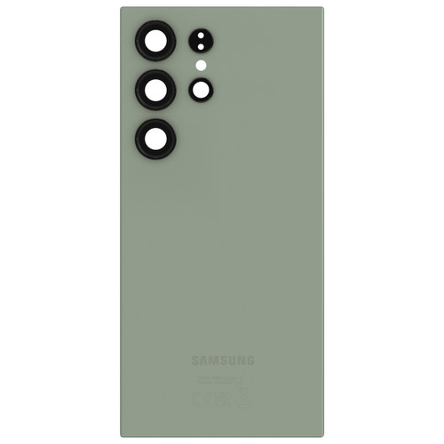 Samsung - Samsung Vitre arrière Original pour Samsung Galaxy S24 Ultra Vert Pâle Samsung  - Accessoire Smartphone